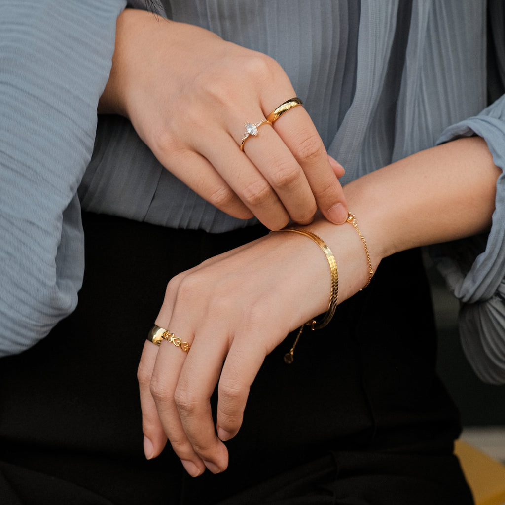 Jia - Hoher Herz-Ring