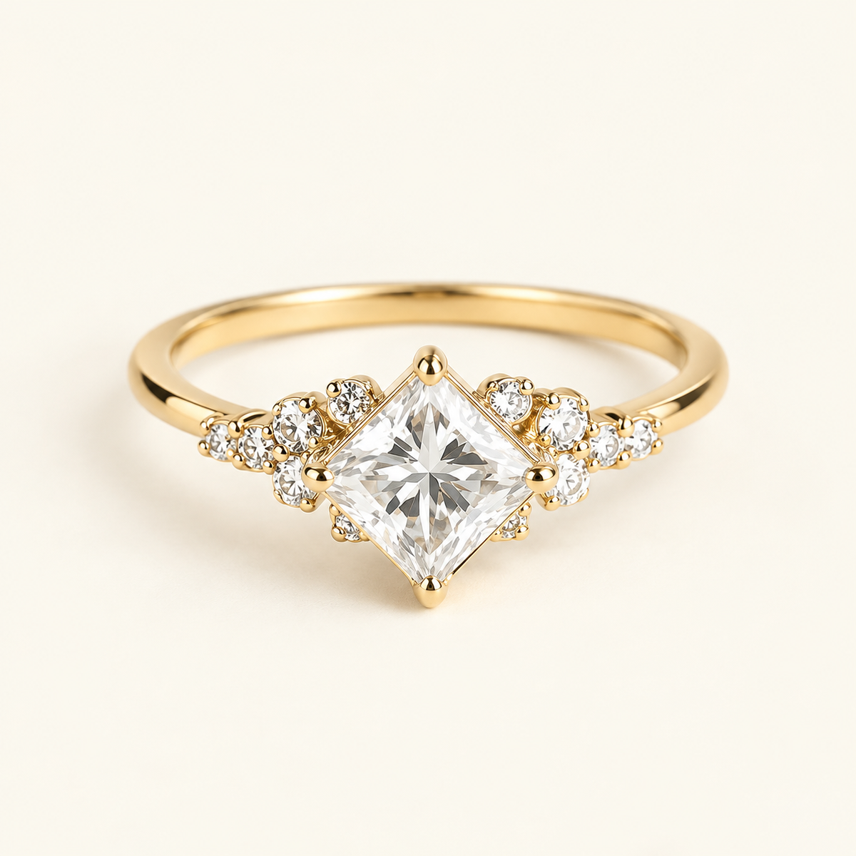 Damen Statement-Ring im Königin-Stil