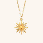 Eliora - Gold Sonne Halskette