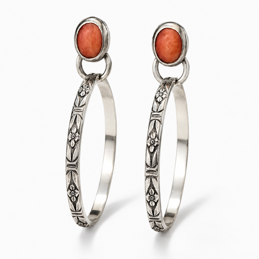 Selene – Boho Vintage Ohrringe aus Onyx