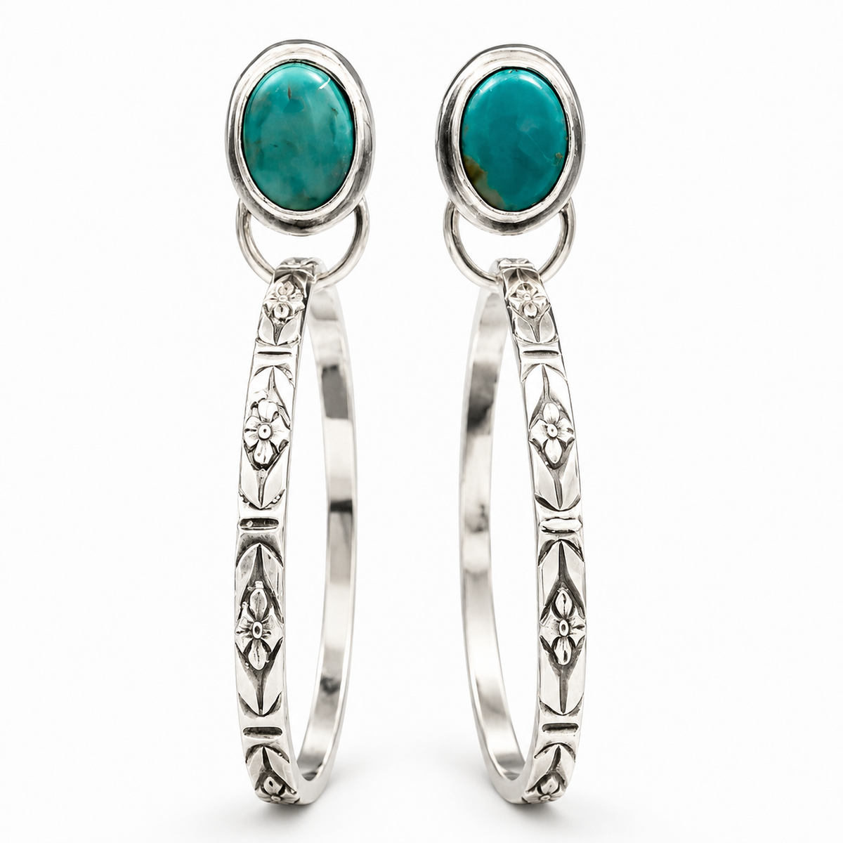 Selene – Boho Vintage Ohrringe aus Onyx
