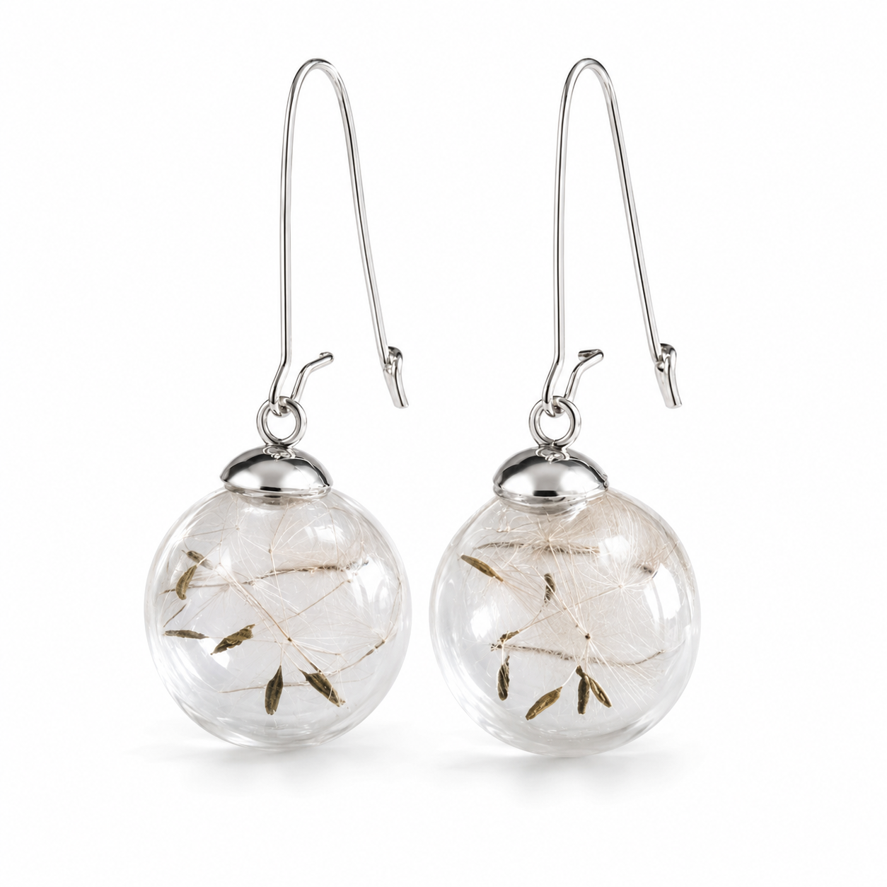 Liora – Ohrringe aus Silber mit Löwenzahn-Motiv