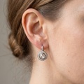 Yssa – Ohrringe Chic Vintage Kristalle Gold-Silber