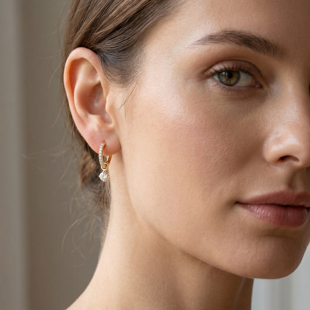 Celestine – Elegante Hängende Ohrringe