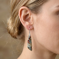 Ondine – Vintage-Creolen aus Naturmaterialien