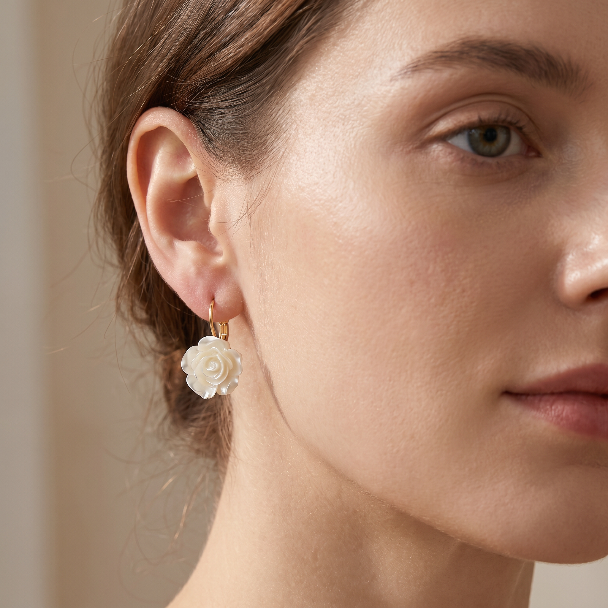 Kylie – Stilvolle Rosen-Ohrringe