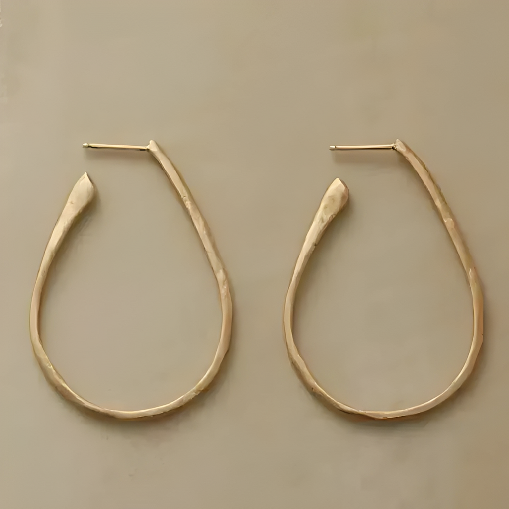 Livia – Vintage Goldene Elegante Ohrringe