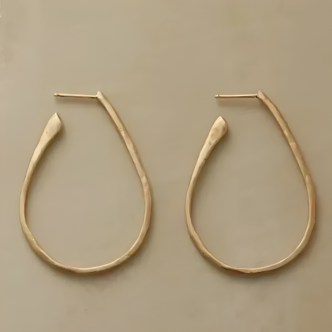Livia – Vintage Goldene Elegante Ohrringe