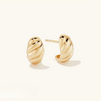 Ellie – Ohrringe Croissant Gold