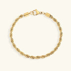 Gigi – Armband Seilglieder Gold Elegant