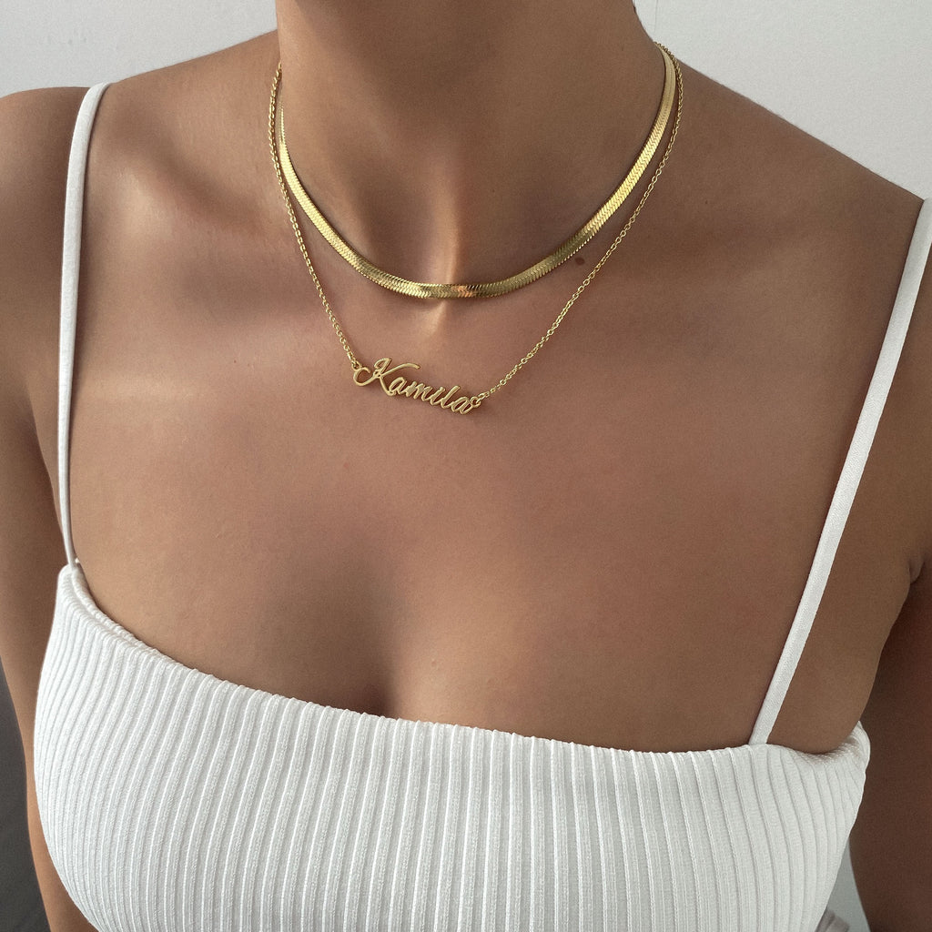 Juliette – Schicke Chevron-Halskette