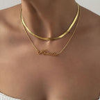 Juliette – Schicke Chevron-Halskette
