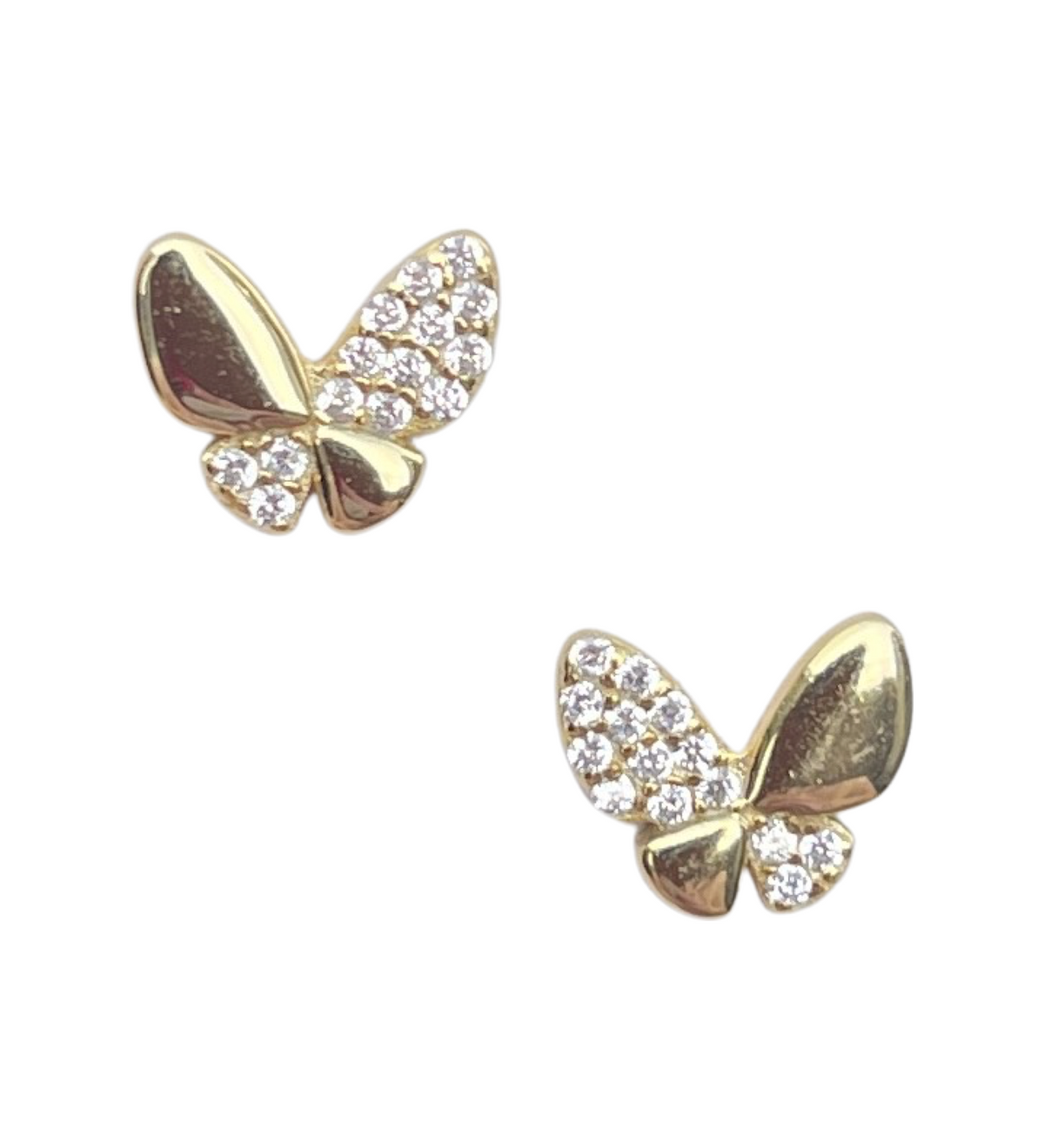 Pavé Schmetterling Ohrstecker