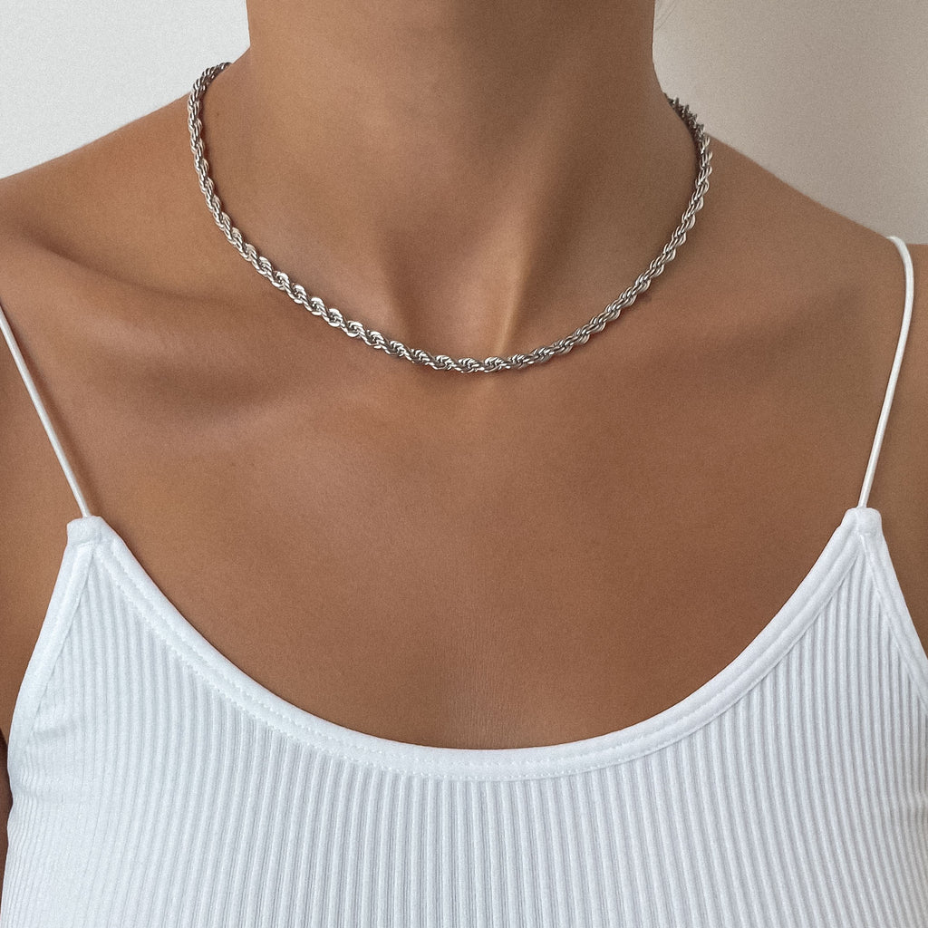 Nalia – Silberkette aus Draht