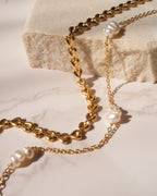 Kendra - Goldenes Herz Kettenarmband