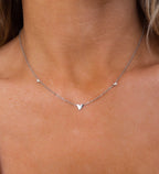 Drei Herz Kette aus Silber
