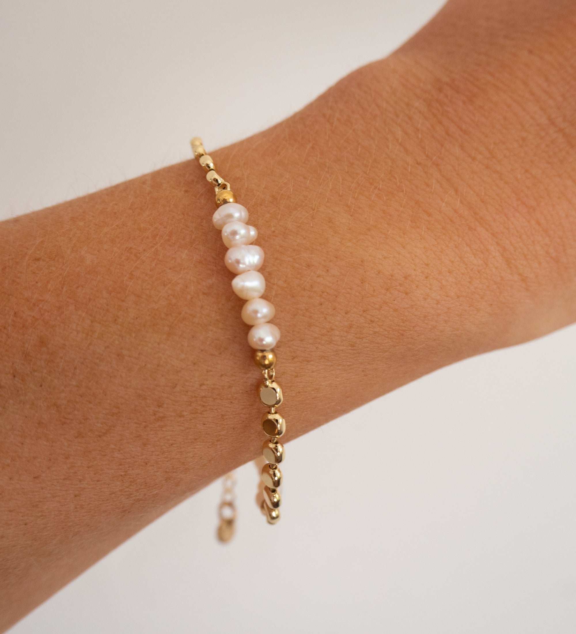 Siena - Disc Chain Perlenarmband