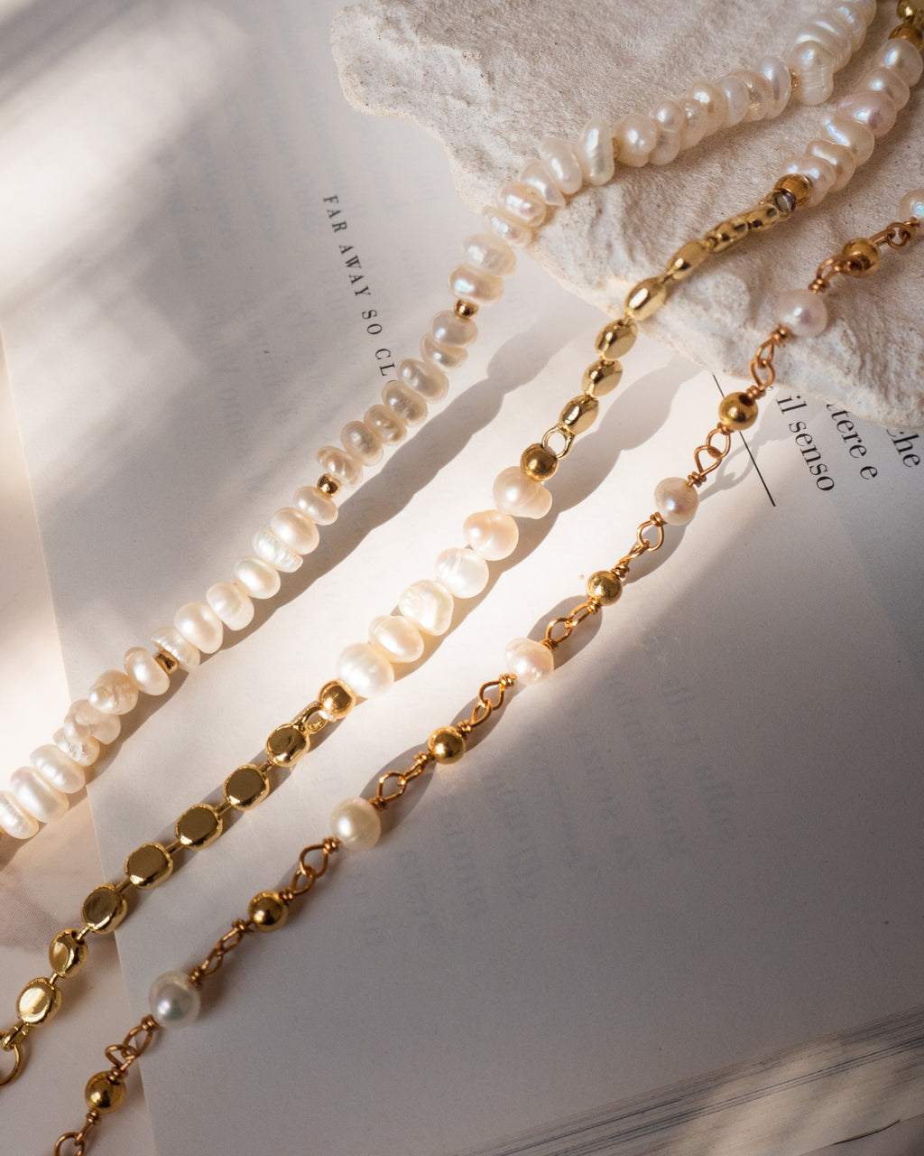 Siena - Disc Chain Perlenarmband