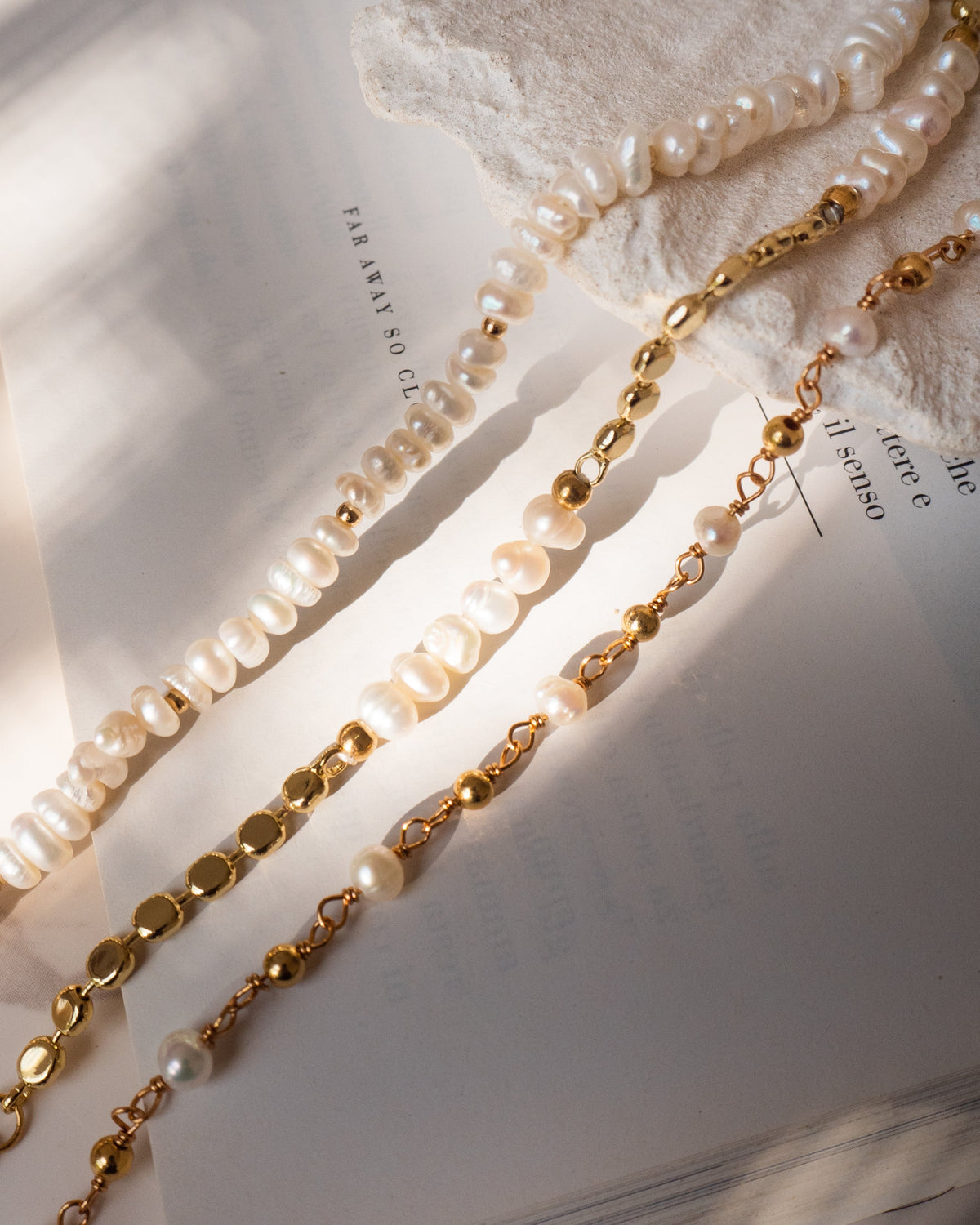 Siena - Disc Chain Perlenarmband