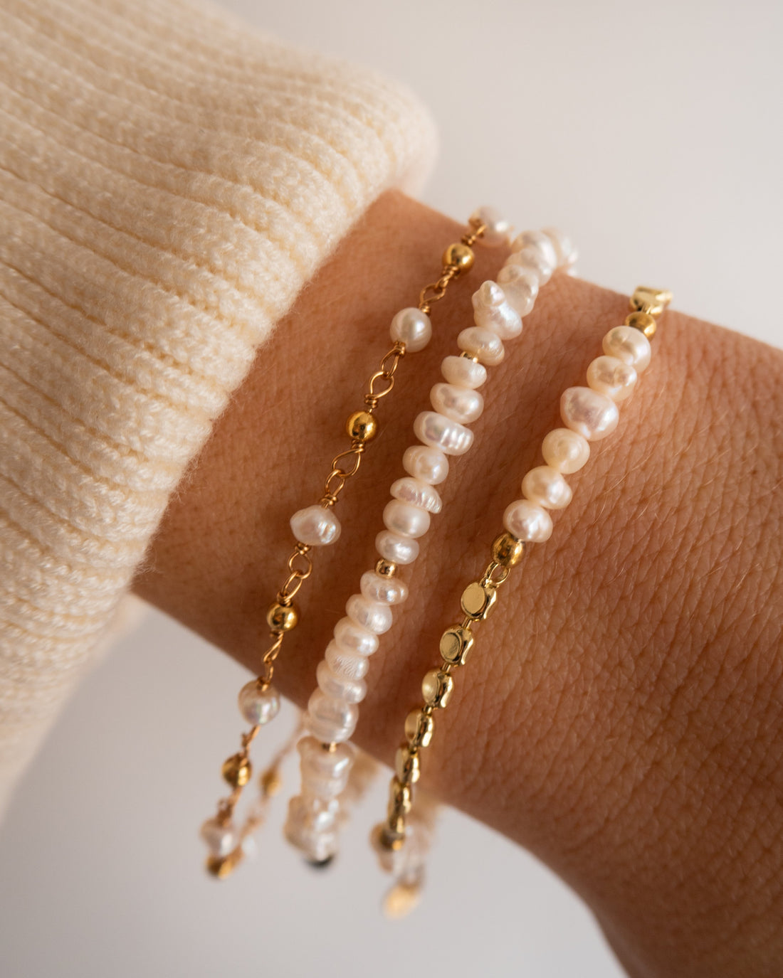 Siena - Disc Chain Perlenarmband