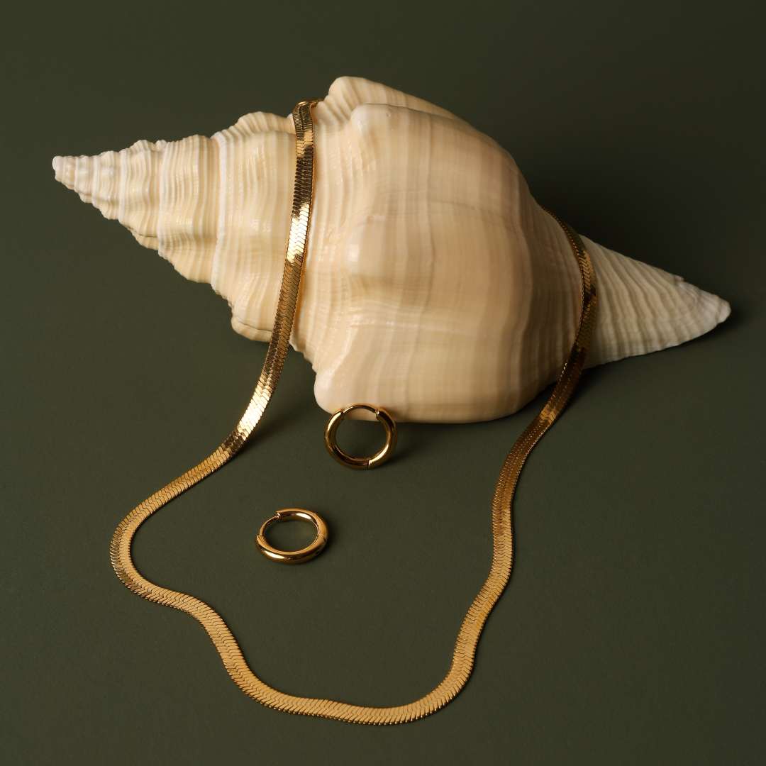 Kauai – Halskette Herringbone wasserfest