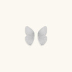 Flieder - Gold Schmetterling Ohrringe
