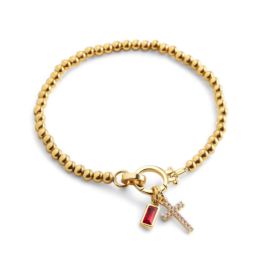 Eli – Armband mit Kreuzanhänger