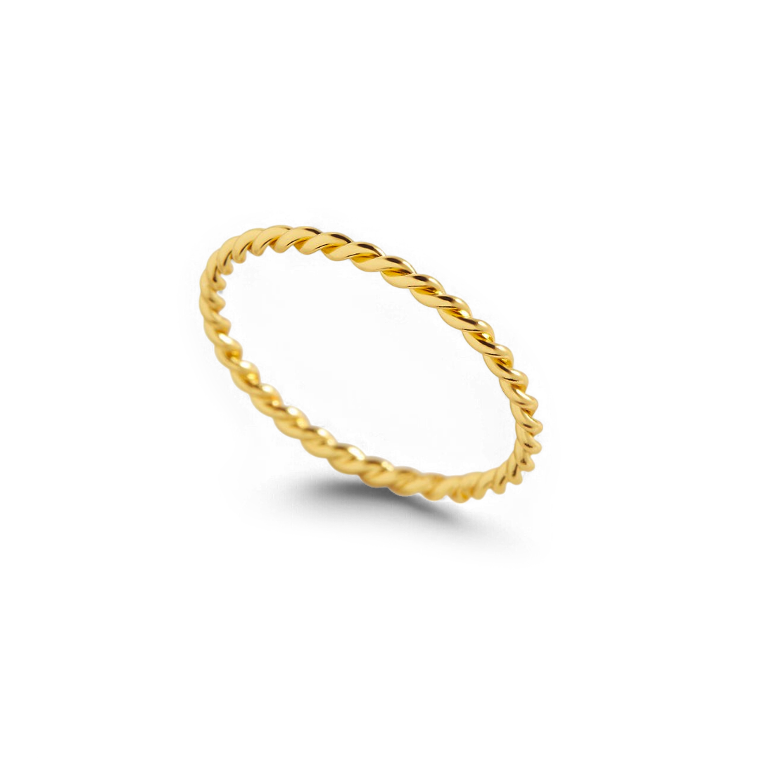 Manon – Stapelbarer Geflochtener Ring