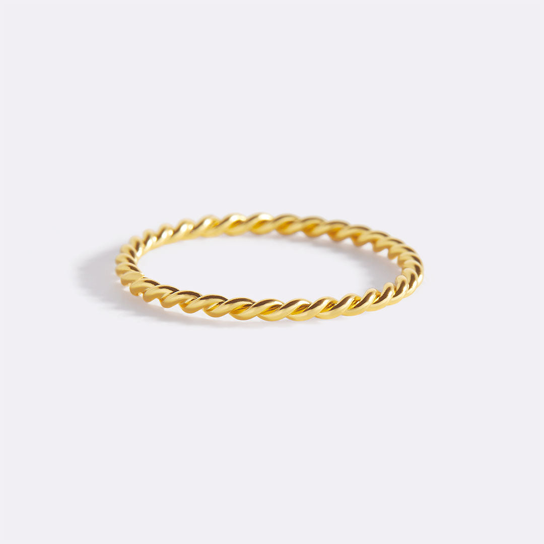 Manon – Stapelbarer Geflochtener Ring