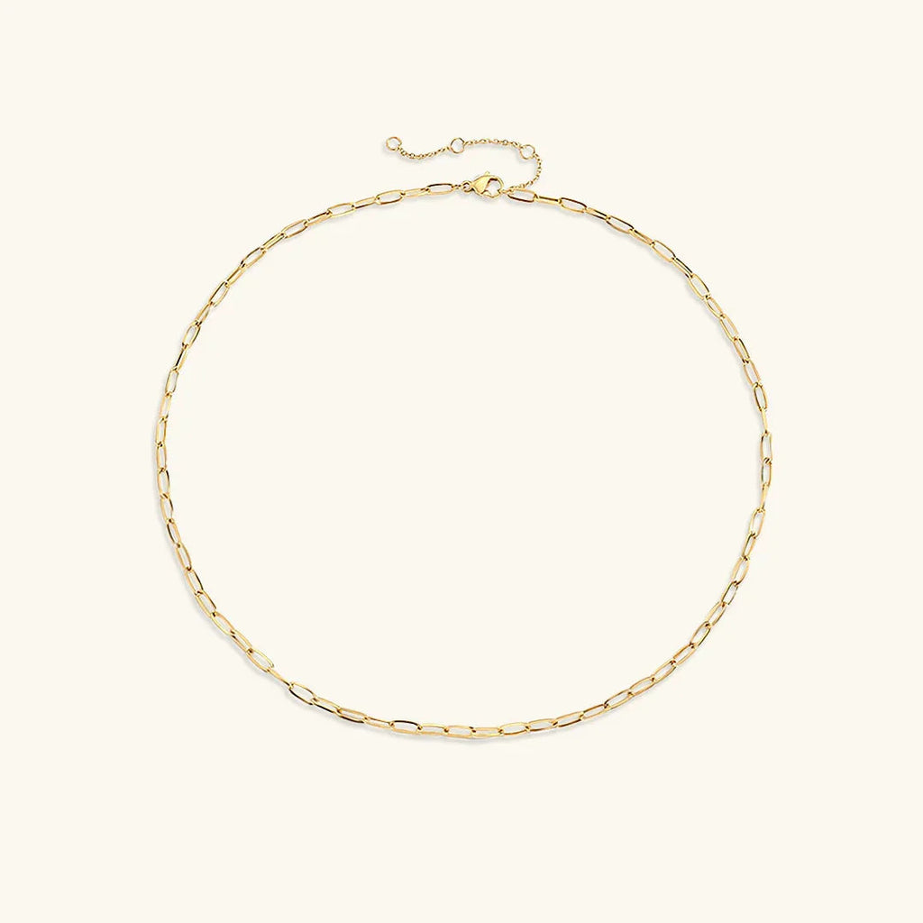 Nadia – Kette Paperclip aus edlem Gold