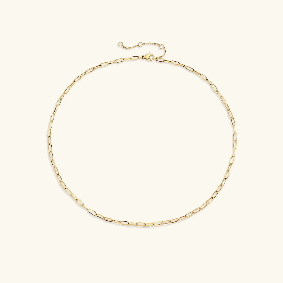 Nadia – Kette Paperclip aus edlem Gold