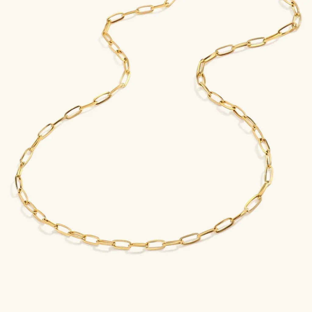 Nadia – Kette Paperclip aus edlem Gold