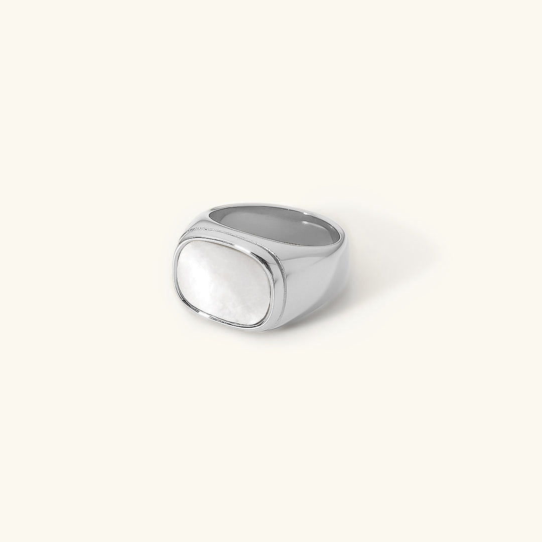 Nova - Glatter Muschelgoldring
