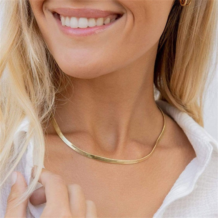 Elizabeth – Schlangenkette in Gold