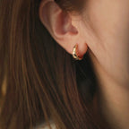 Nori – Edle Ohrringe in Gold und Silber