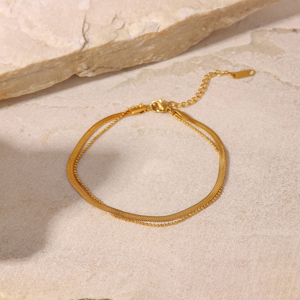 Frida – Knöchel Kette Gold