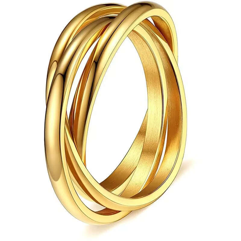 Sansen – Ring Set Drei Ringe aus Titanstahl