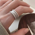 Miles – Eleganter Silberring mit feinem Design