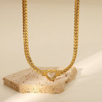 Ara – Herz-Halskette in Gold