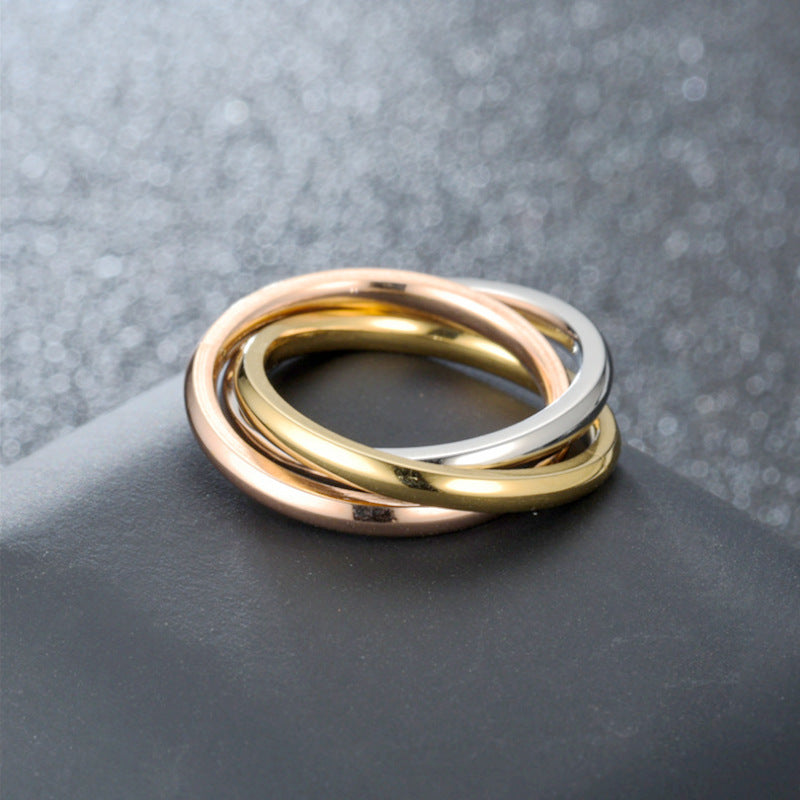 Sansen – Ring Set Drei Ringe aus Titanstahl