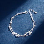 Yuna – Armband Doppelkreis Stern Koreanischer Stil