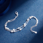 Yuna – Armband Doppelkreis Stern Koreanischer Stil