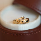Nori – Edle Ohrringe in Gold und Silber