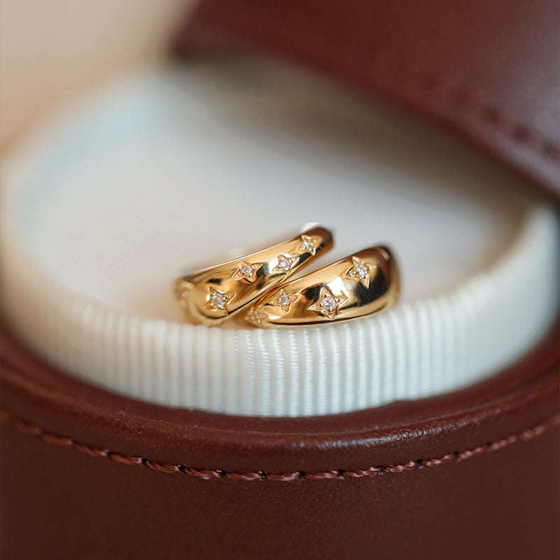 Nori – Edle Ohrringe in Gold und Silber