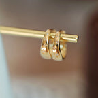 Nori – Edle Ohrringe in Gold und Silber