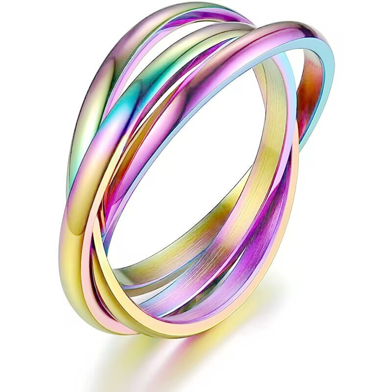Sansen – Ring Set Drei Ringe aus Titanstahl