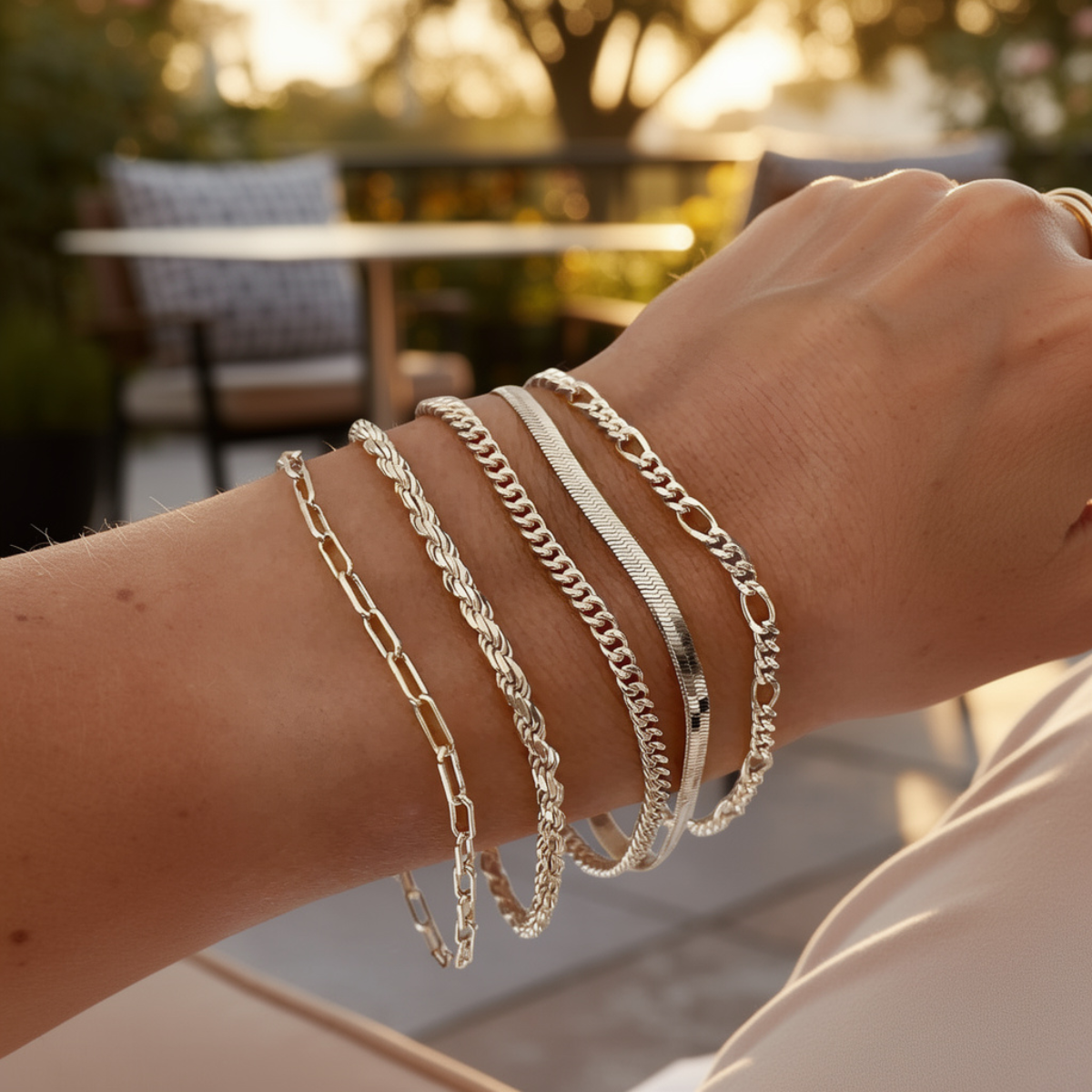 Elara – Set Armbänder im Minimalistischen Stil für Frauen
