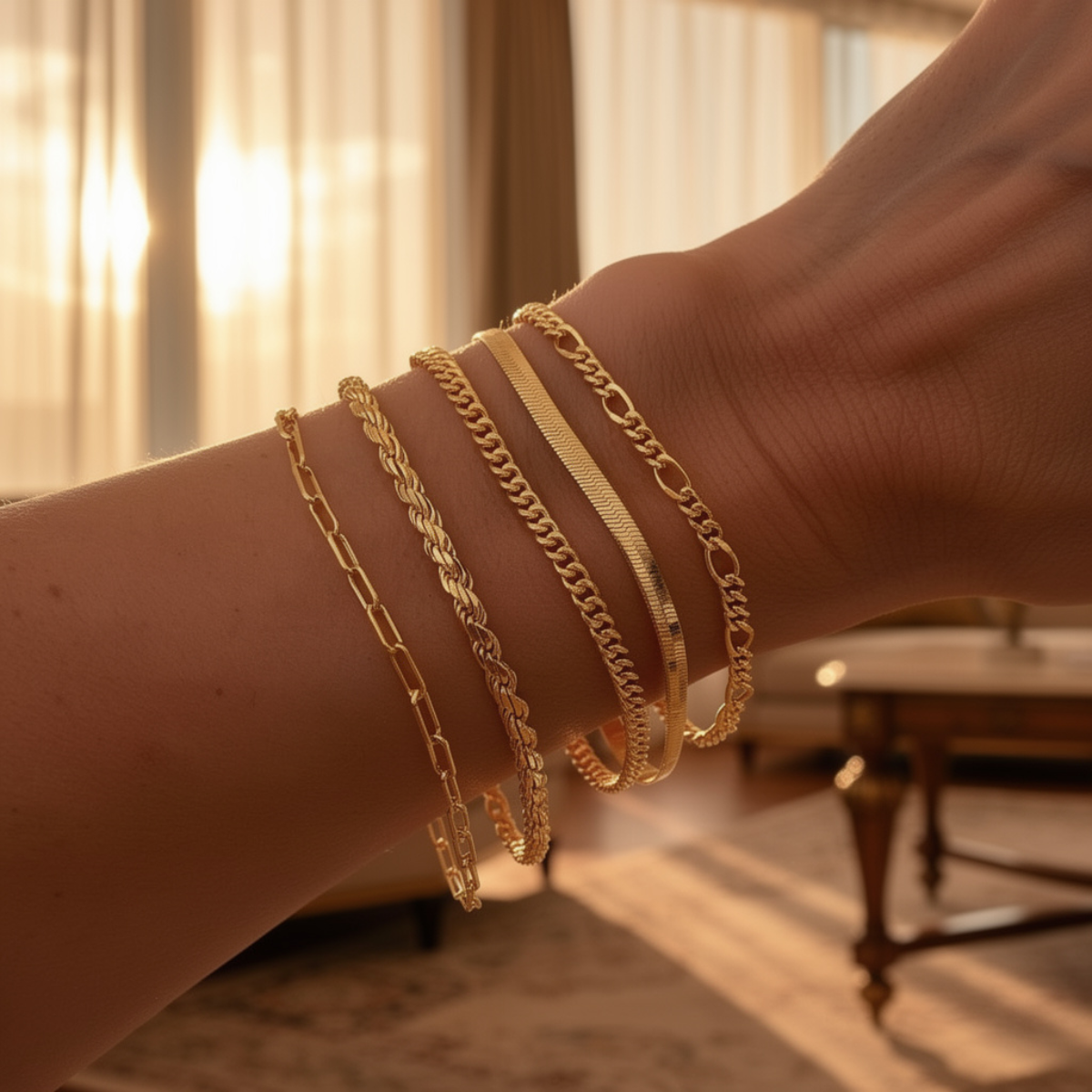 Elara – Set Armbänder im Minimalistischen Stil für Frauen