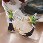 Lilou – Stilvolle Kolibri-Ohrringe