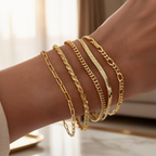 Elara – Set Armbänder im Minimalistischen Stil für Frauen